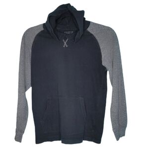 Wrangler Raglan Long Sleeve Hooded Shirt Boys Large 10-12